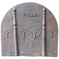 17th Century French Gothic Fireback