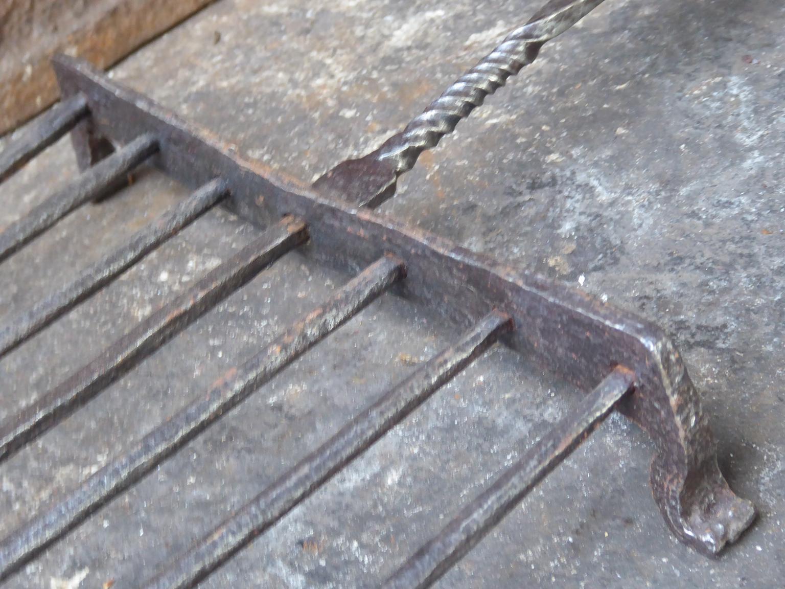 Wrought Iron 17th Century French Gridiron For Sale