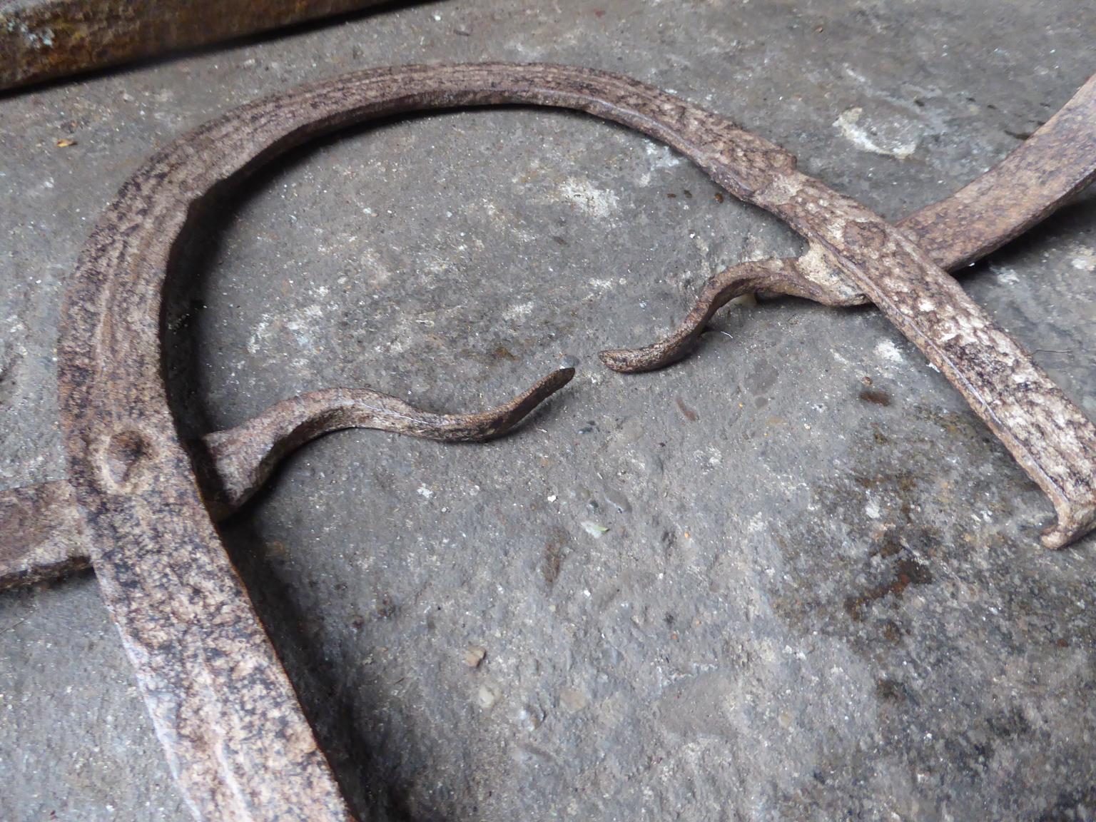 18th Century and Earlier 17th Century French Hanging Trivet For Sale