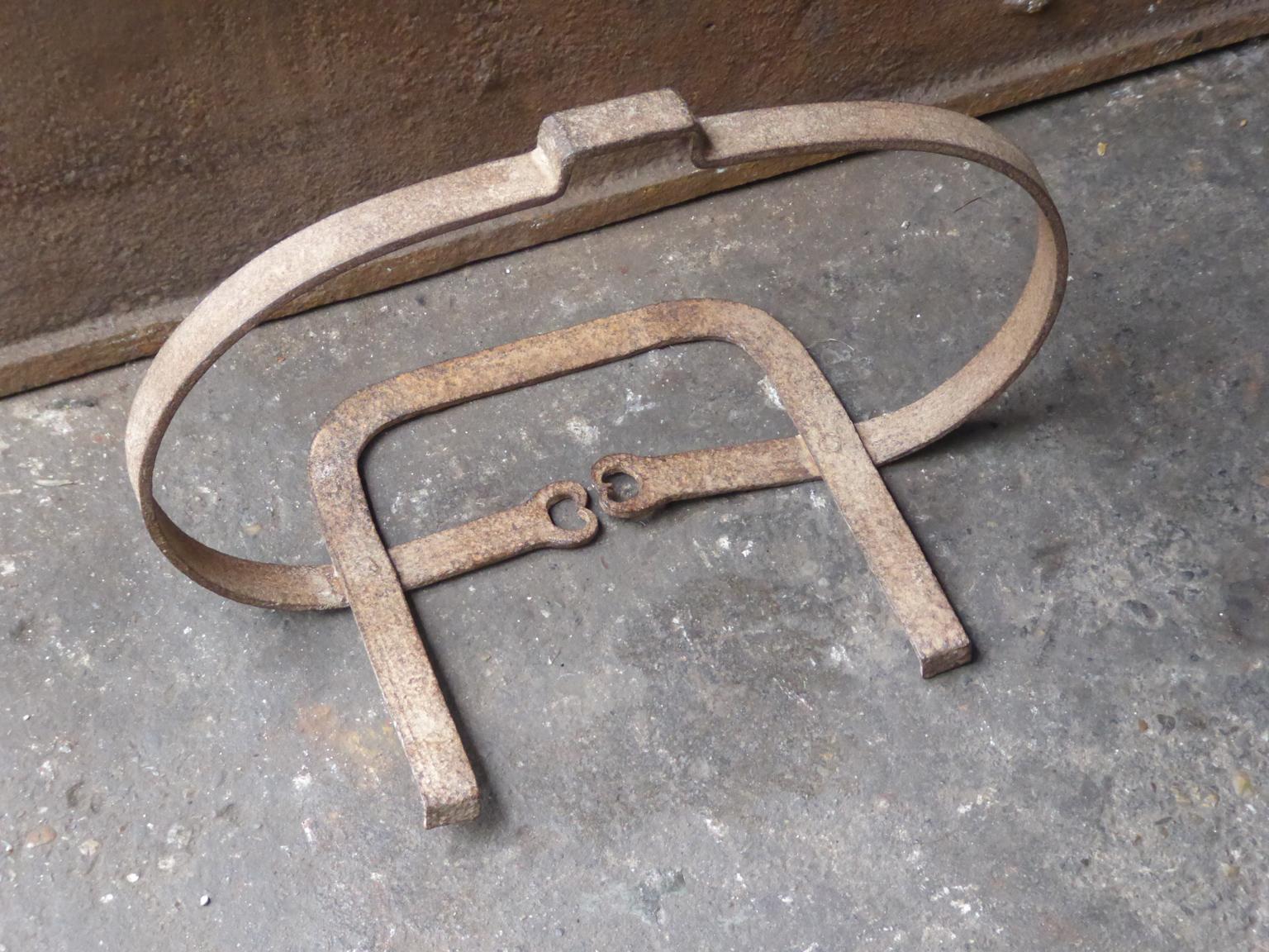 Wrought Iron 17th Century French Hanging Trivet