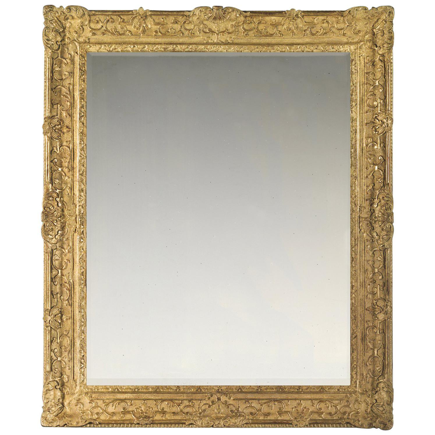 17th Century French Late Louis XIV- Early Régence Frame, with Choice of Mirror For Sale