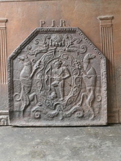 17th Century French Louis XIII 'Arms of France' Fireback / Backsplash