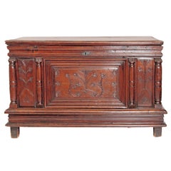 17th Century French Louis XIII Lift Top Chest