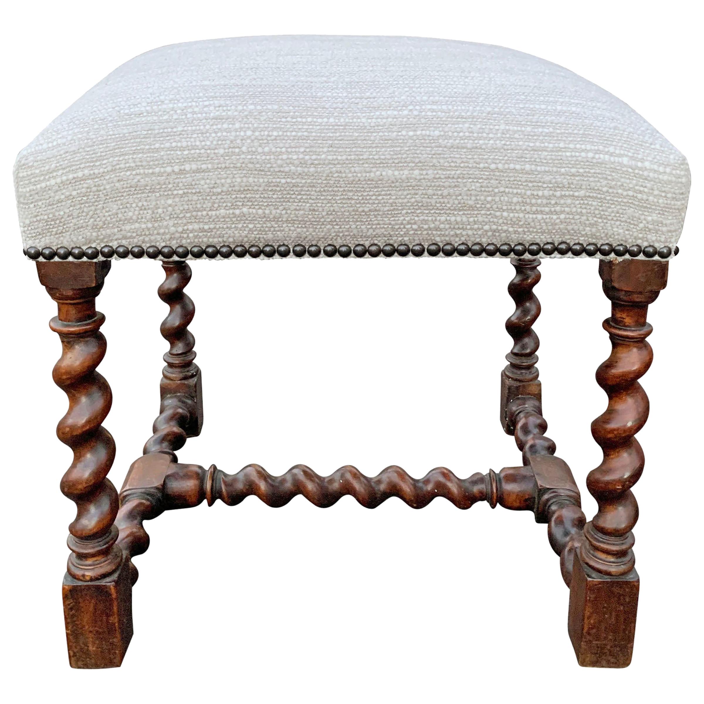 17th Century French Louis XIII Stool