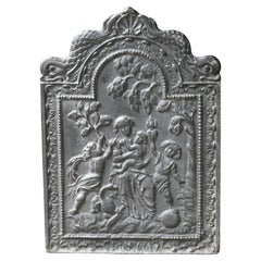 17th Century French Louis XIV 'Caritas' Fireback / Backsplash