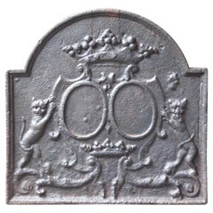 Französischer Louis XIV.-Kaminsims / Rückwand aus dem 17. Jahrhundert
