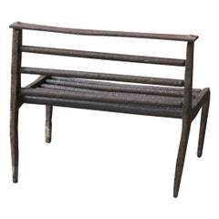 17th Century French Louis XIV Fireplace Log Grate