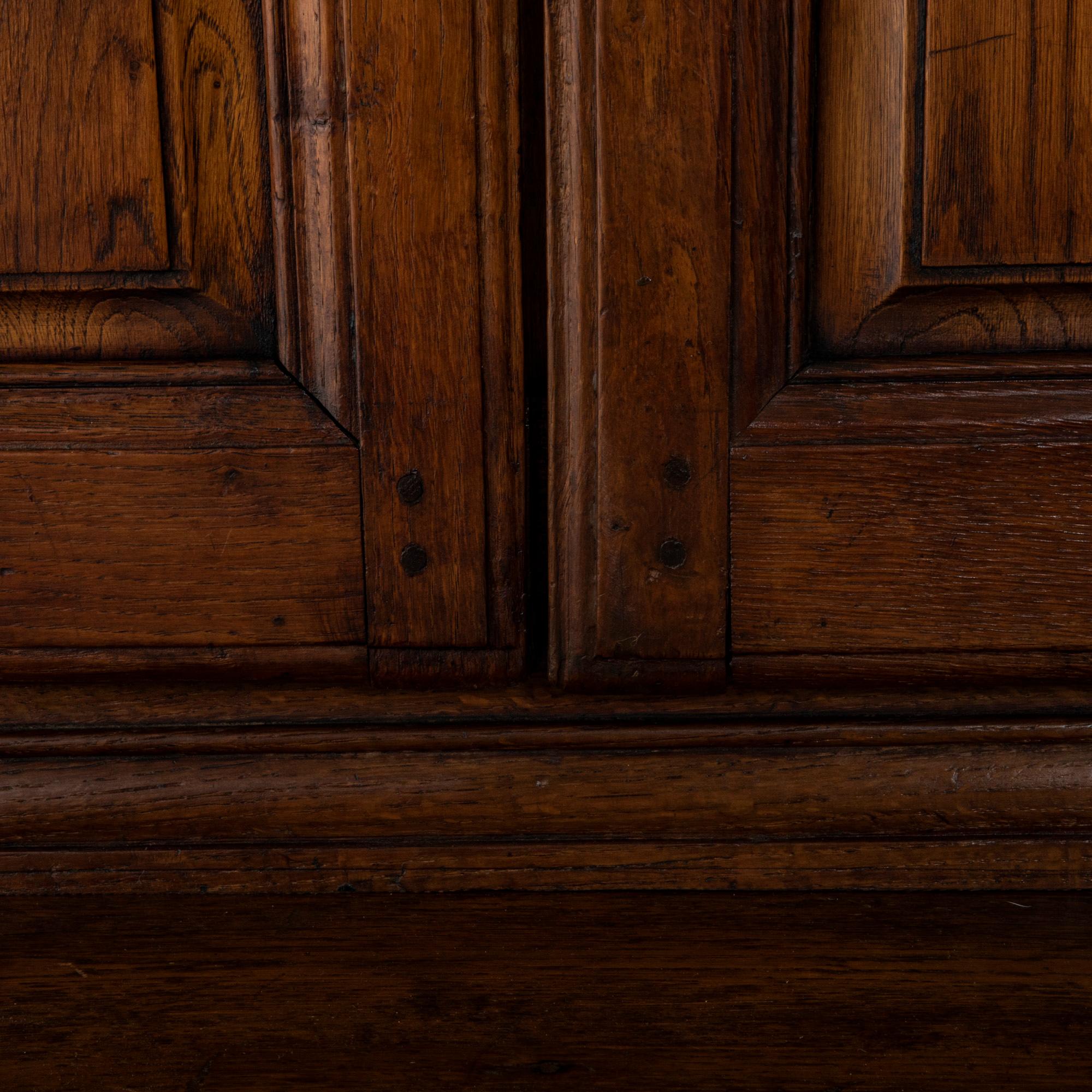 17th Century French Louis XIV Period Small Scale Oak Buffet Deux Corps 7