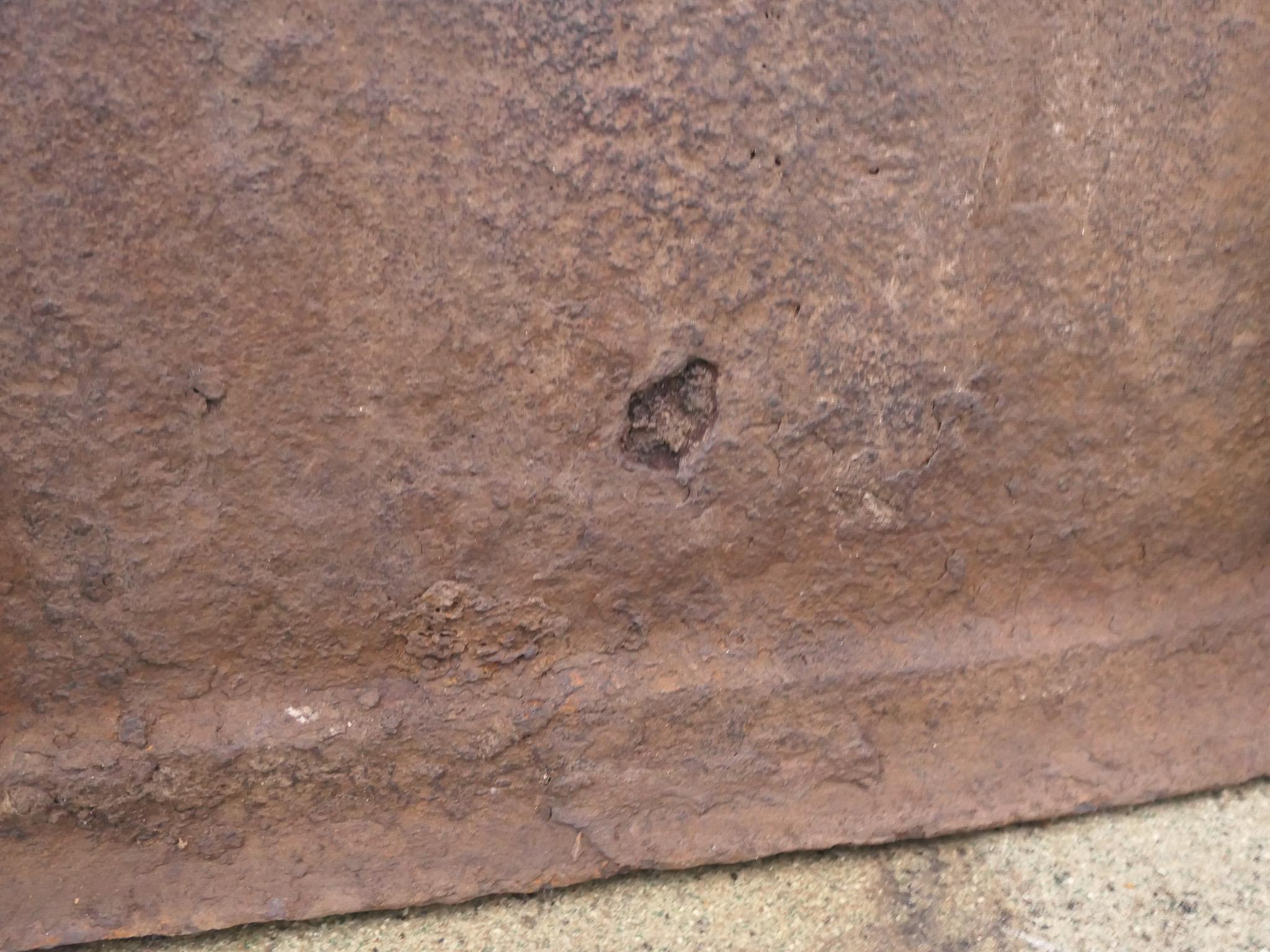 Respaldo de chimenea / protector de pared Luis XIV francés del siglo XVII 'Columnas de Hércules en venta 5