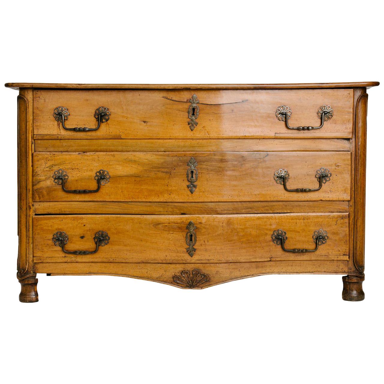 17th Century French Louis XIV Walnut Commode