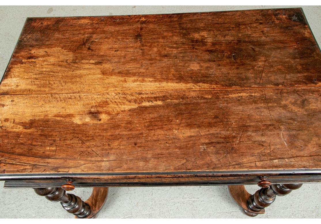 17th Century French Louis XIV Walnut Writing Table  For Sale 7