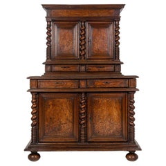 17th Century French Oak Buffet Deux Corps