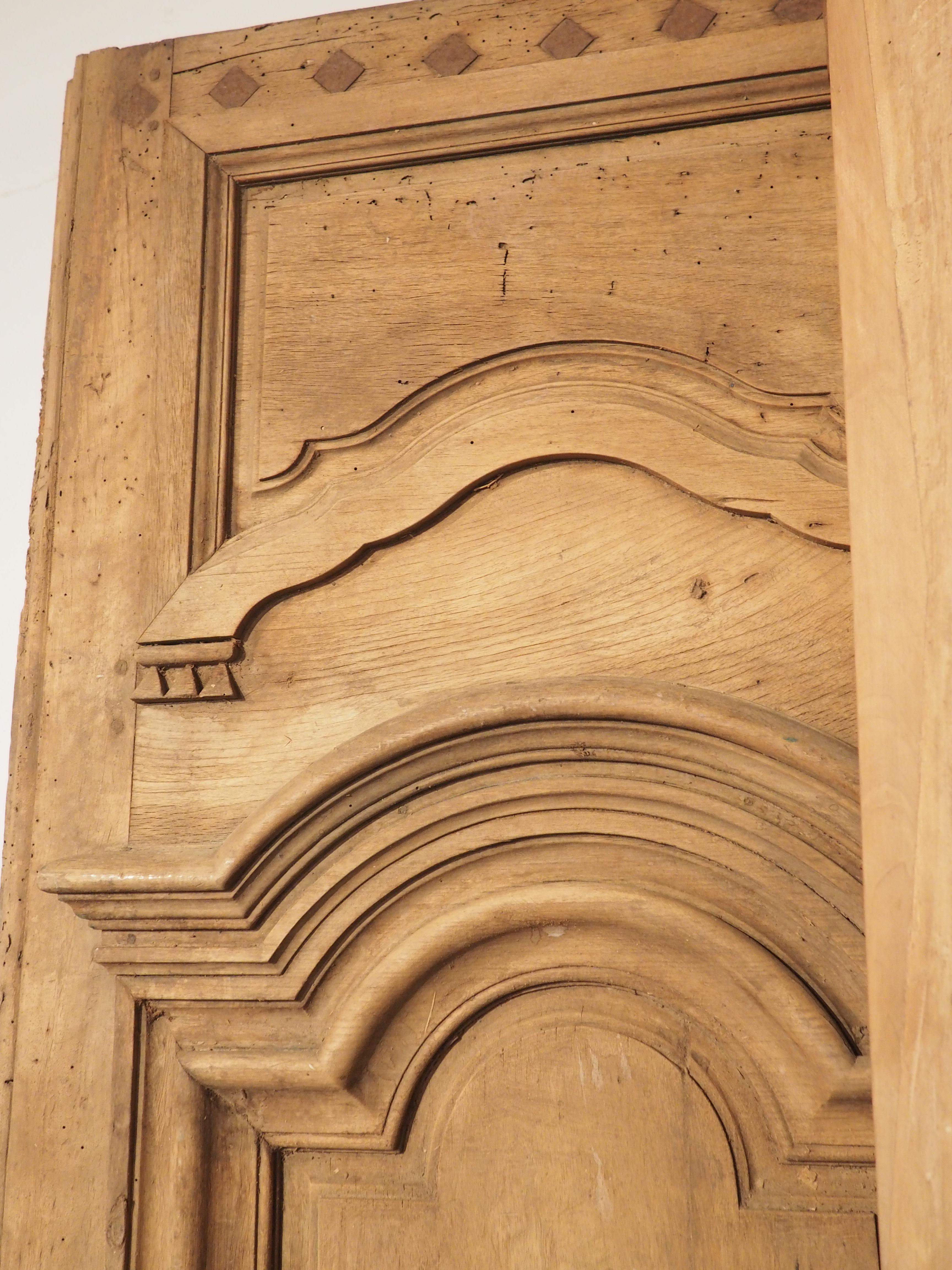 18th Century and Earlier 17th Century French Oak Entry Doors from a Hotel Particulier, Aix-En-Provence For Sale