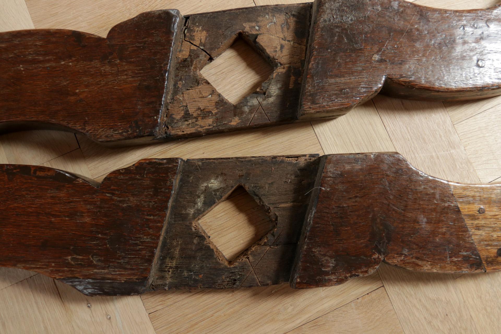 17th Century French Oak Long Trestle / Refectory Dining Table For Sale 12