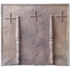 17th Century French 'Pillars of Hercules' Fireback / Backsplash