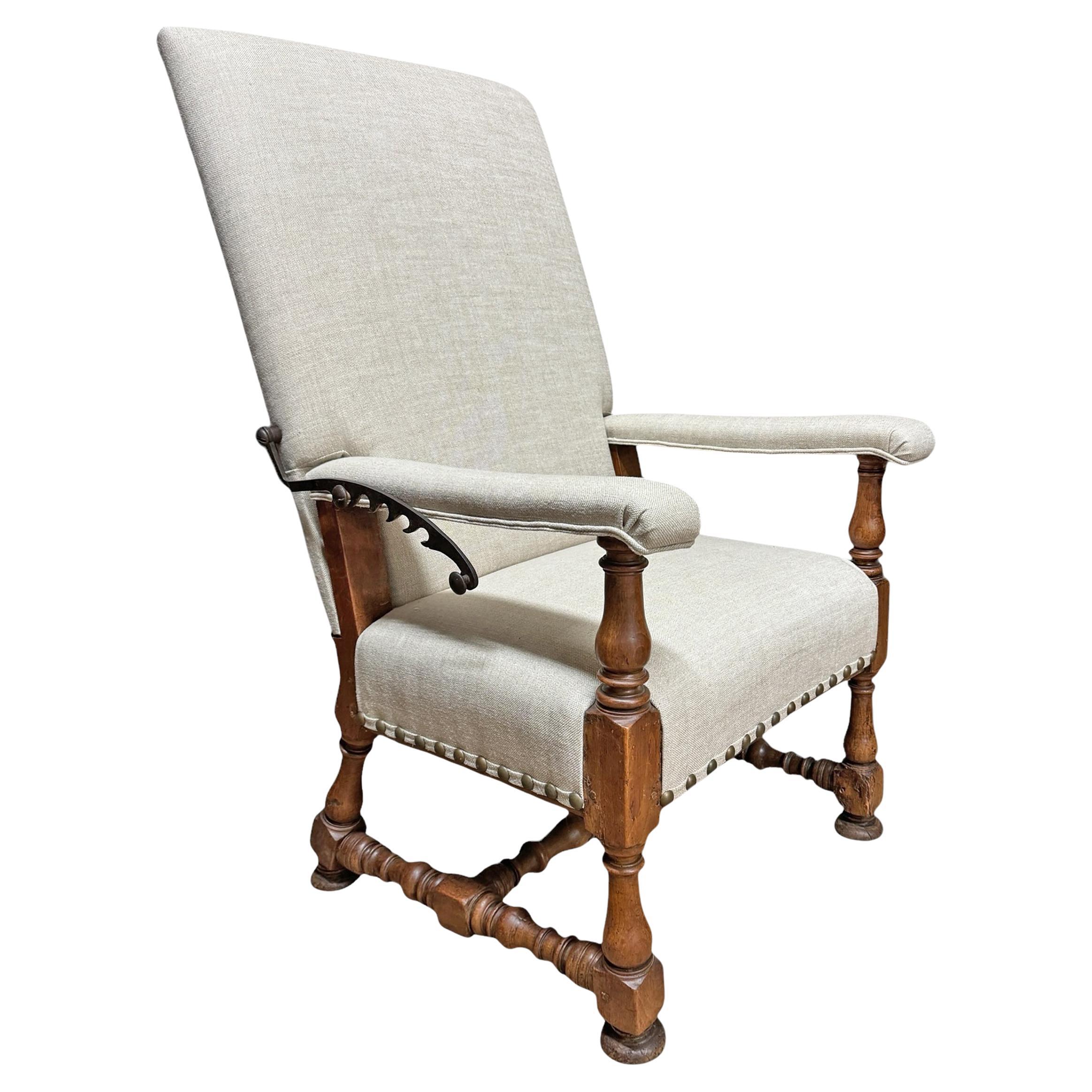 17th Century French Ratchet Chair