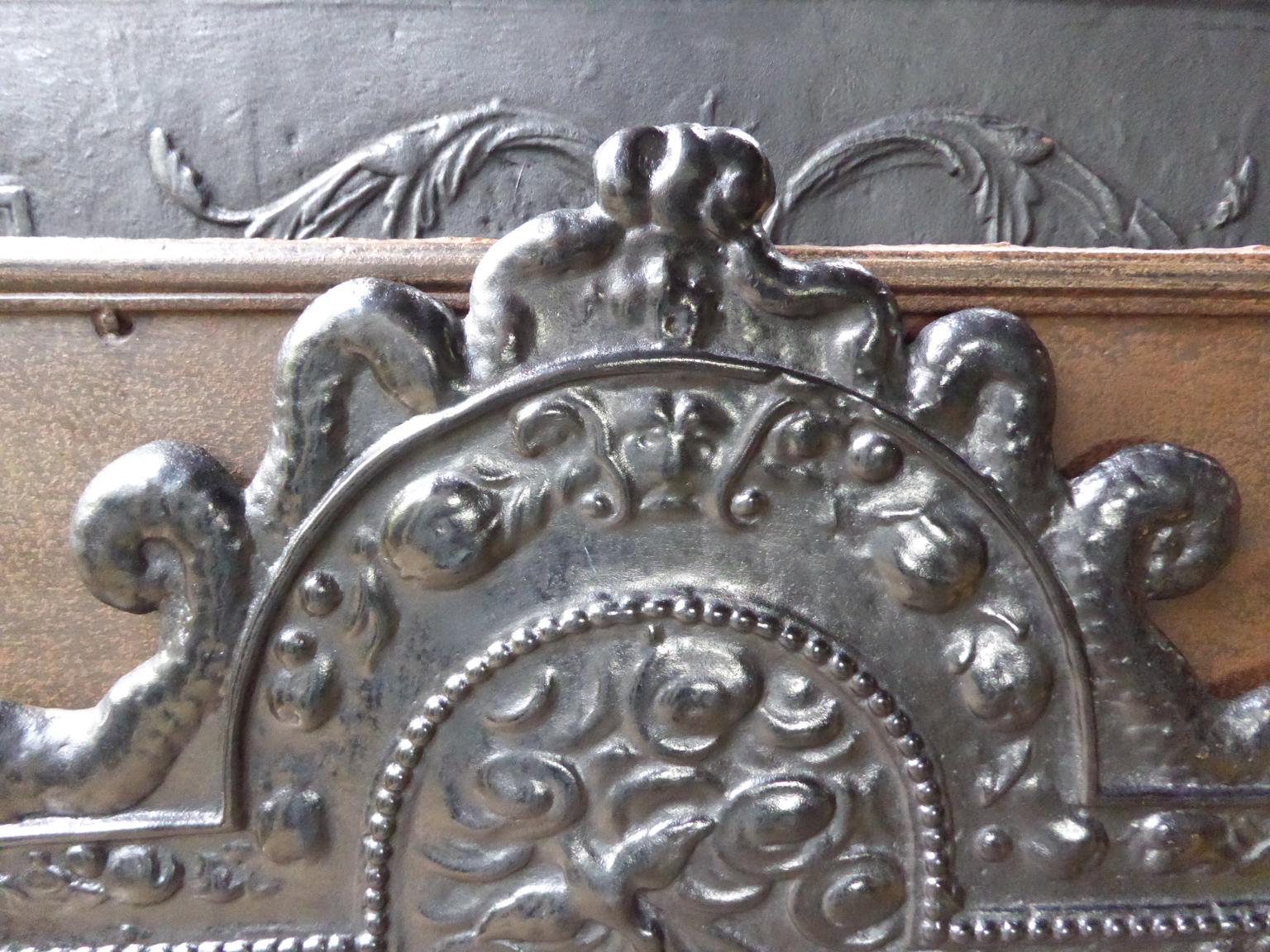 17th Century French Renaissance Fireback In Good Condition In Amerongen, NL