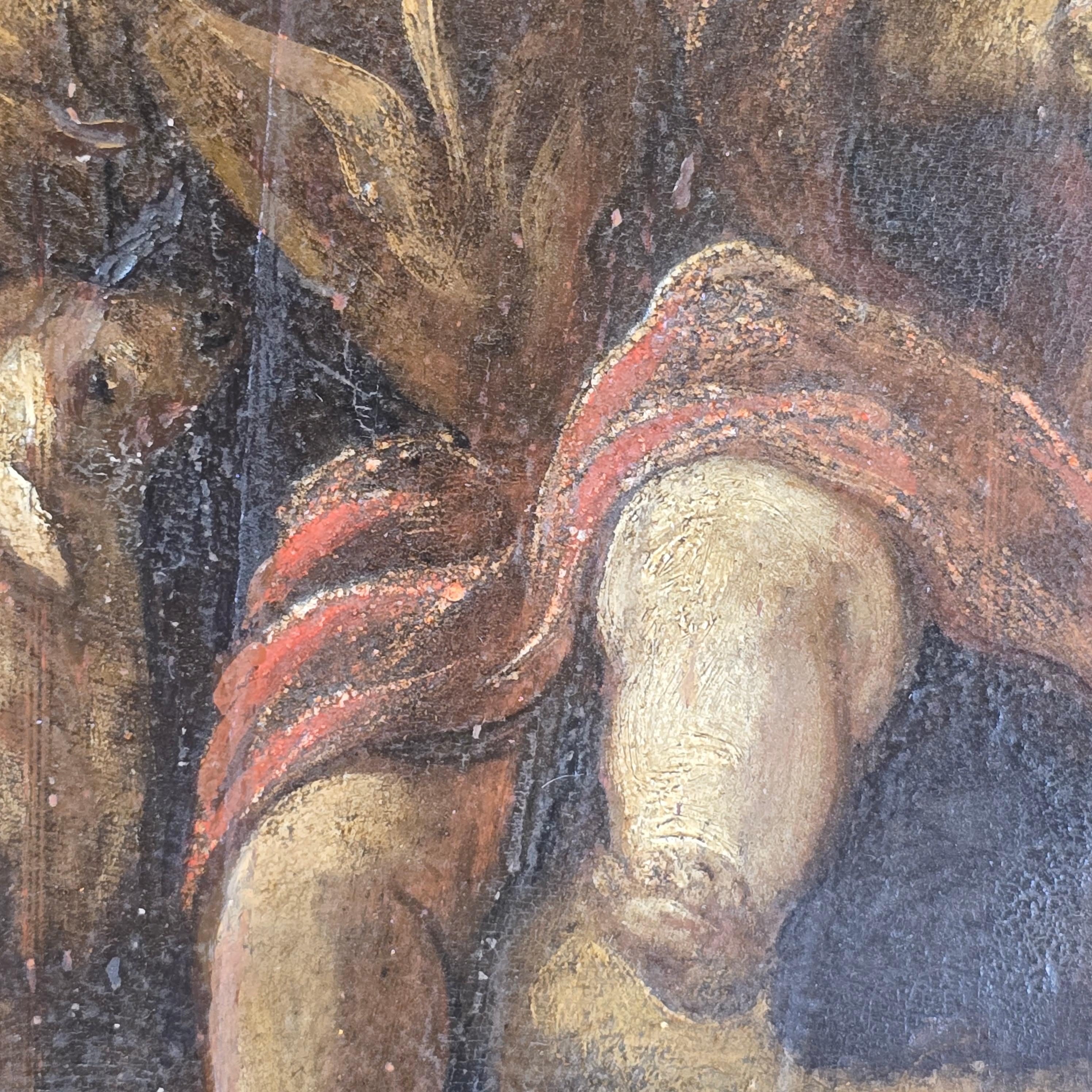 Scuola francese del XVII secolo Cristo come pastore in vendita 7