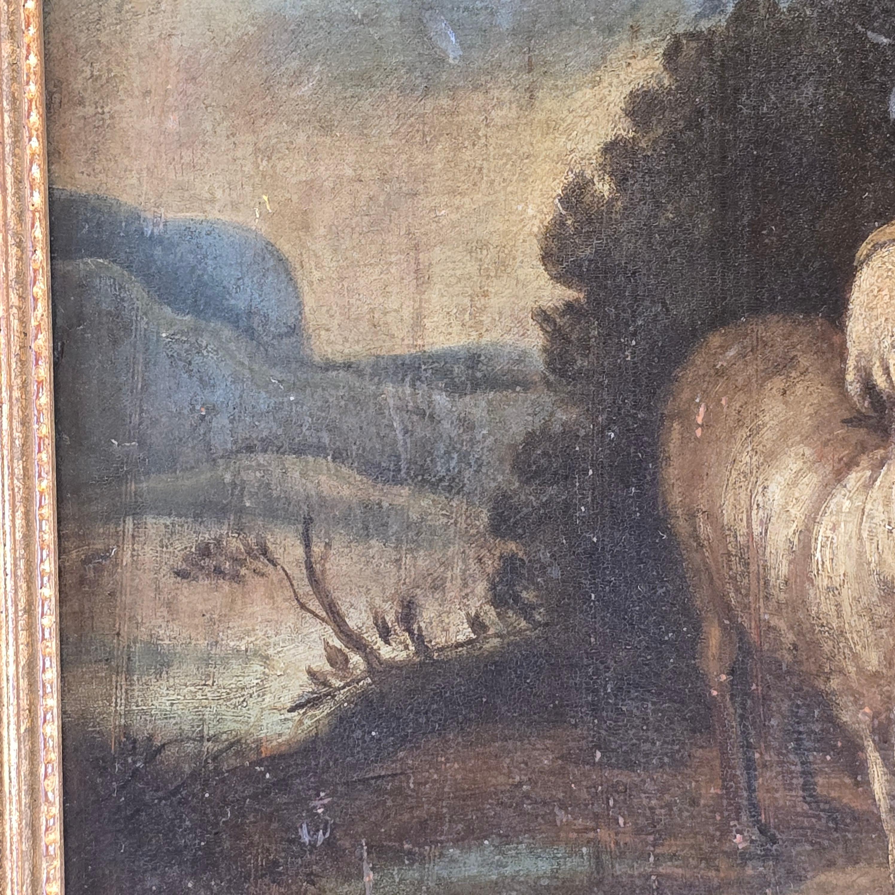 Scuola francese del XVII secolo Cristo come pastore In condizioni buone in vendita a Kilmarnock, VA