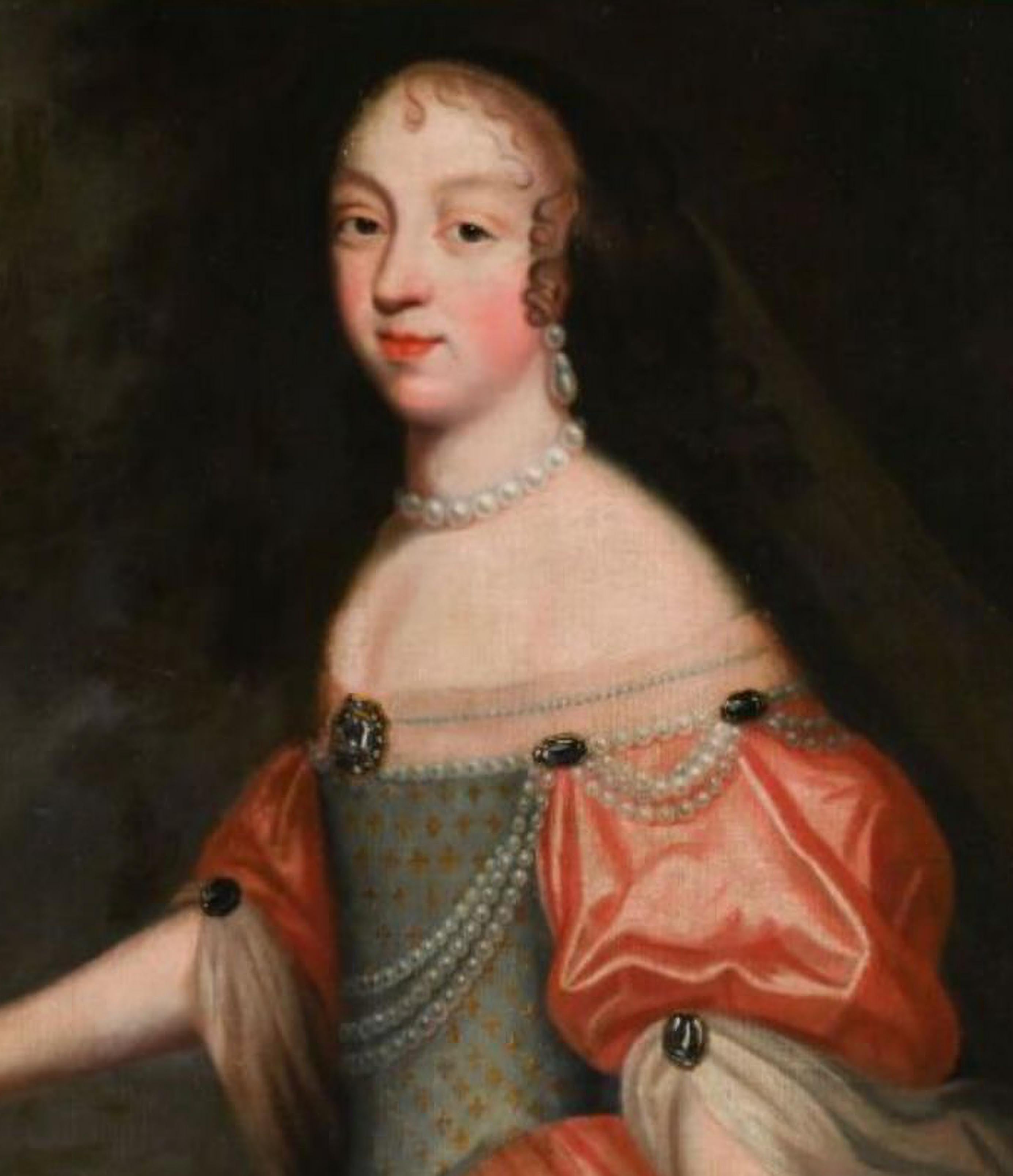 17th century French School, follower of Charles and Henri BEAUBRUN 
Presumed portrait of Anne Marie Louise d'Orléans, Duchesse de Montpensier 
Oil on canvas (Re-backed, restorations) 
73 x 60 cm.  
The identification of the sitter is not certain,