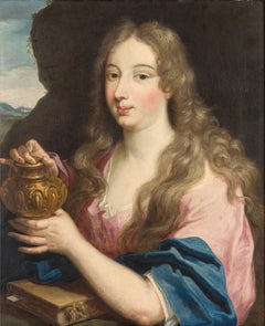 17th Century French School Portrait of a Lady as the Magdalene