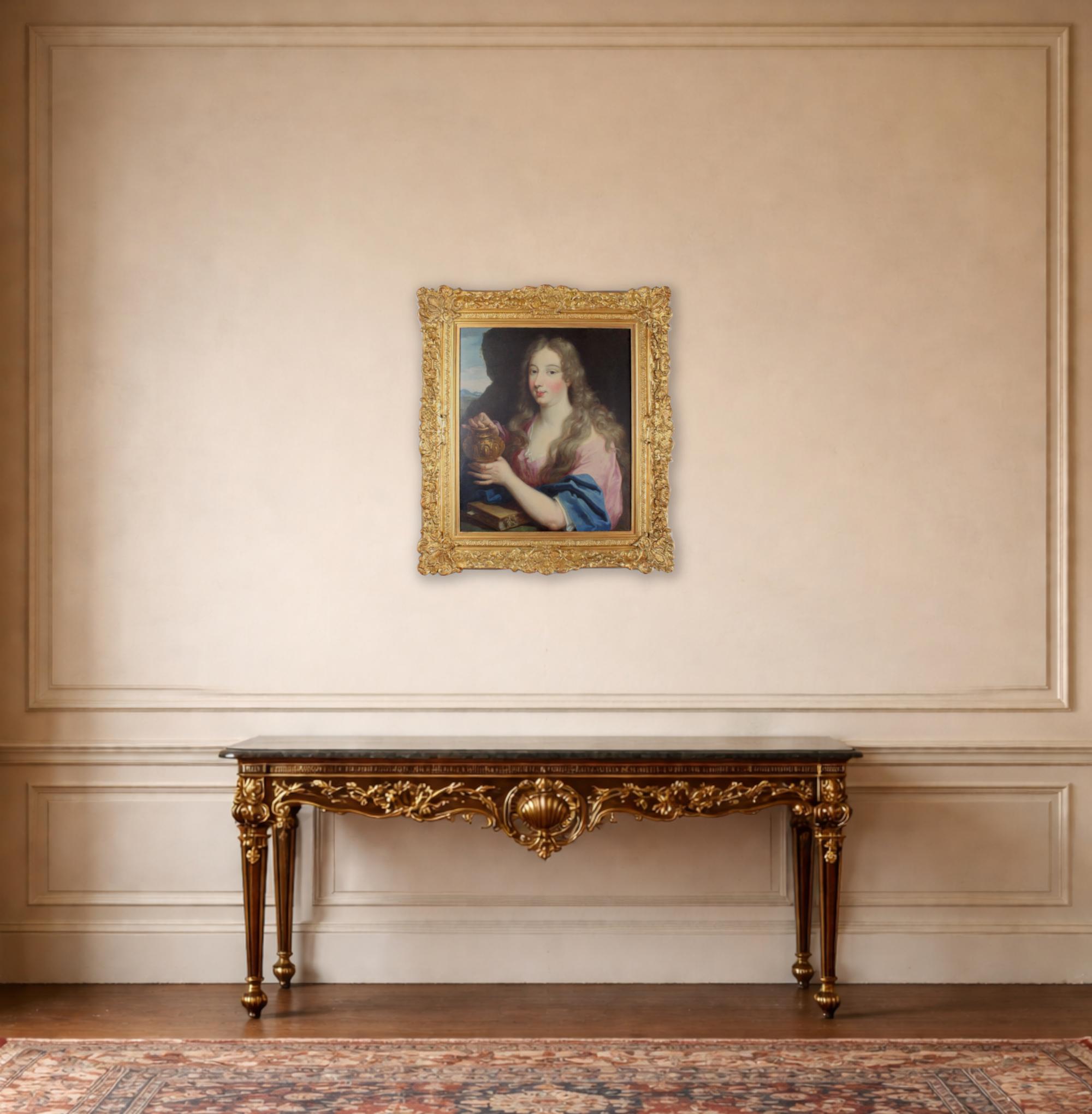 17th Century French School Oil on Canvas Portrait of a Lady For Sale at ...