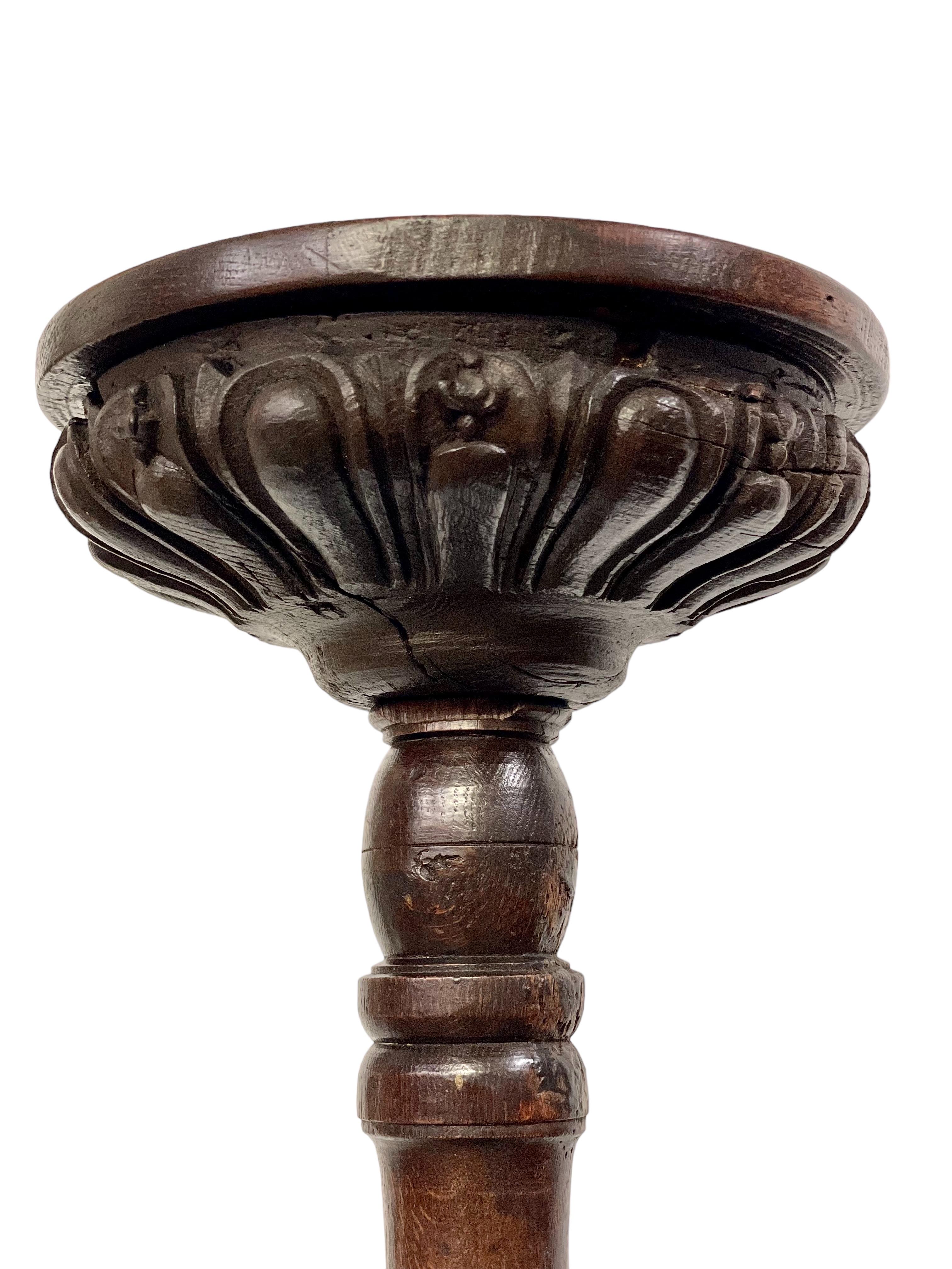 17th Century French Torchère, or Pedestal For Sale 8