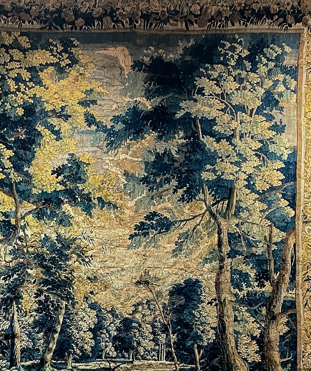 17th Century French Verdure Tapestry For Sale 1