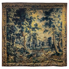 Antique 17th Century French Verdure Tapestry