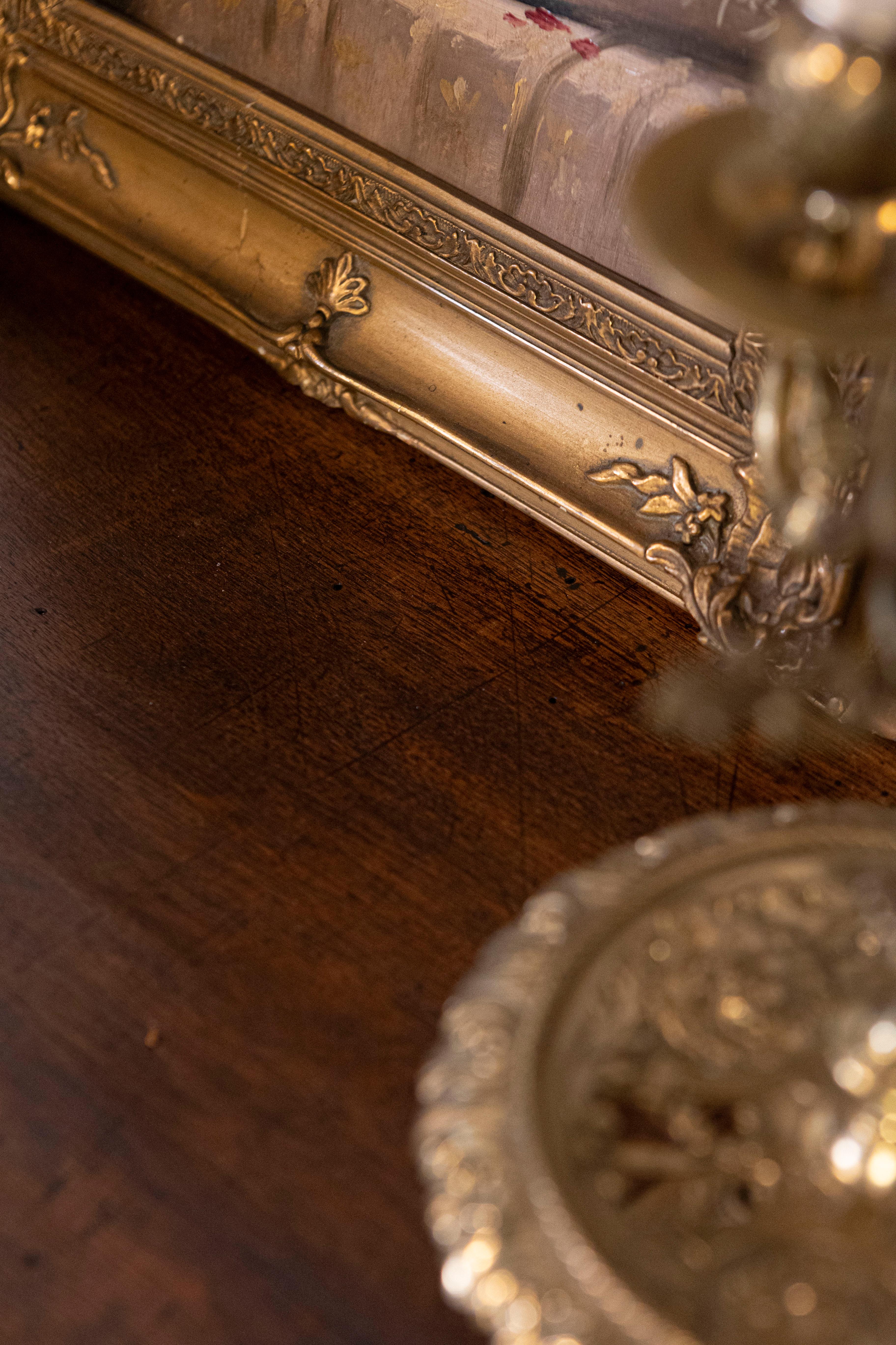 17th Century French Walnut Side Table with Single Drawer and Barley-Twist Base For Sale 8