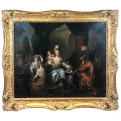17th Century Gérard De Lairesse, Antique Oil on Canvas Painting Mars and Venus