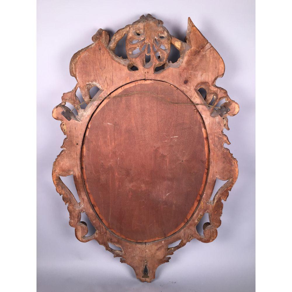 17th Century German Barock Carved Mirror In Good Condition For Sale In Lymington, GB