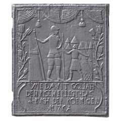 17th Century German 'David and Goliath' Fireback
