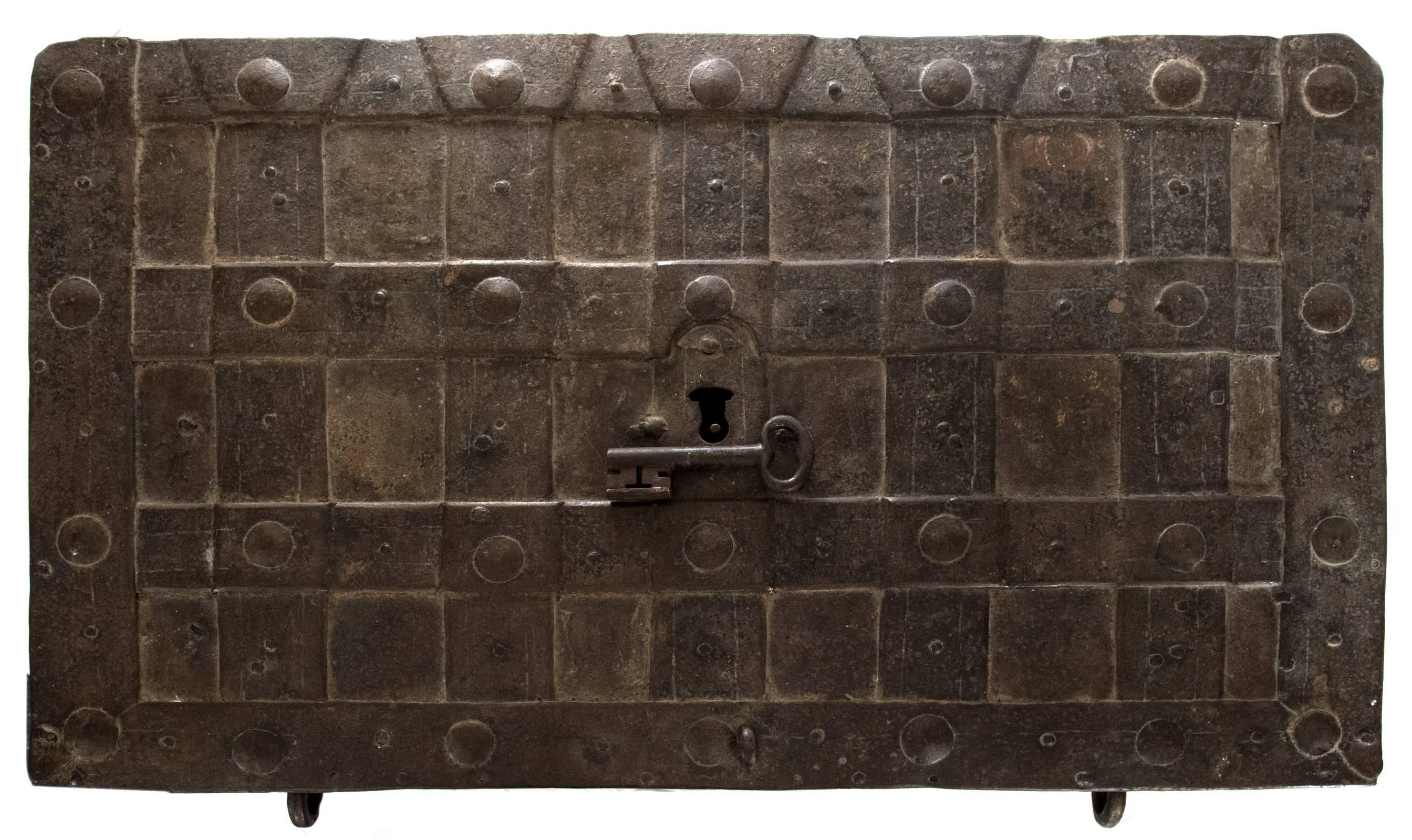 17th Century German Iron Armada Chest 3