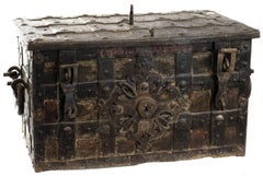17th Century German Iron Armada Chest