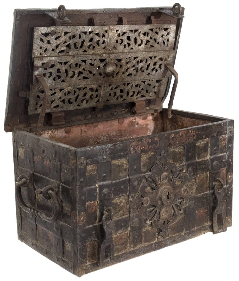 17th Century German Iron Armada Chest at 1stDibs armada chest for