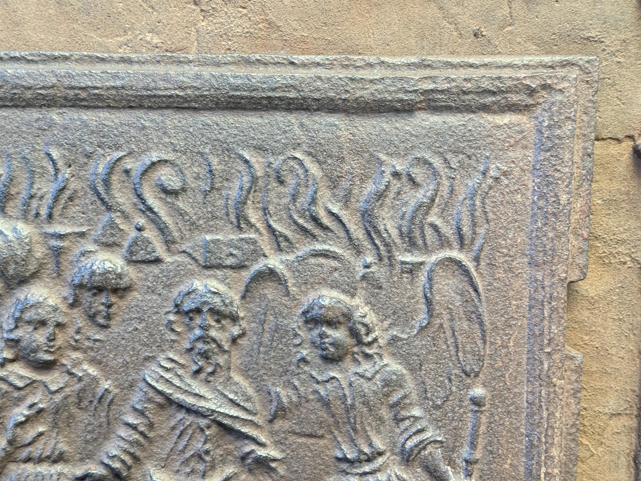 Fino al XVIII secolo Piastra per stufa / Backsplash tedesco 