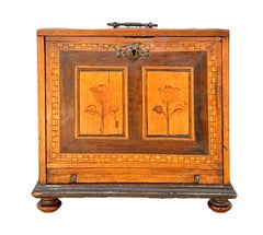 17th Century German Marquetry Table Cabinet