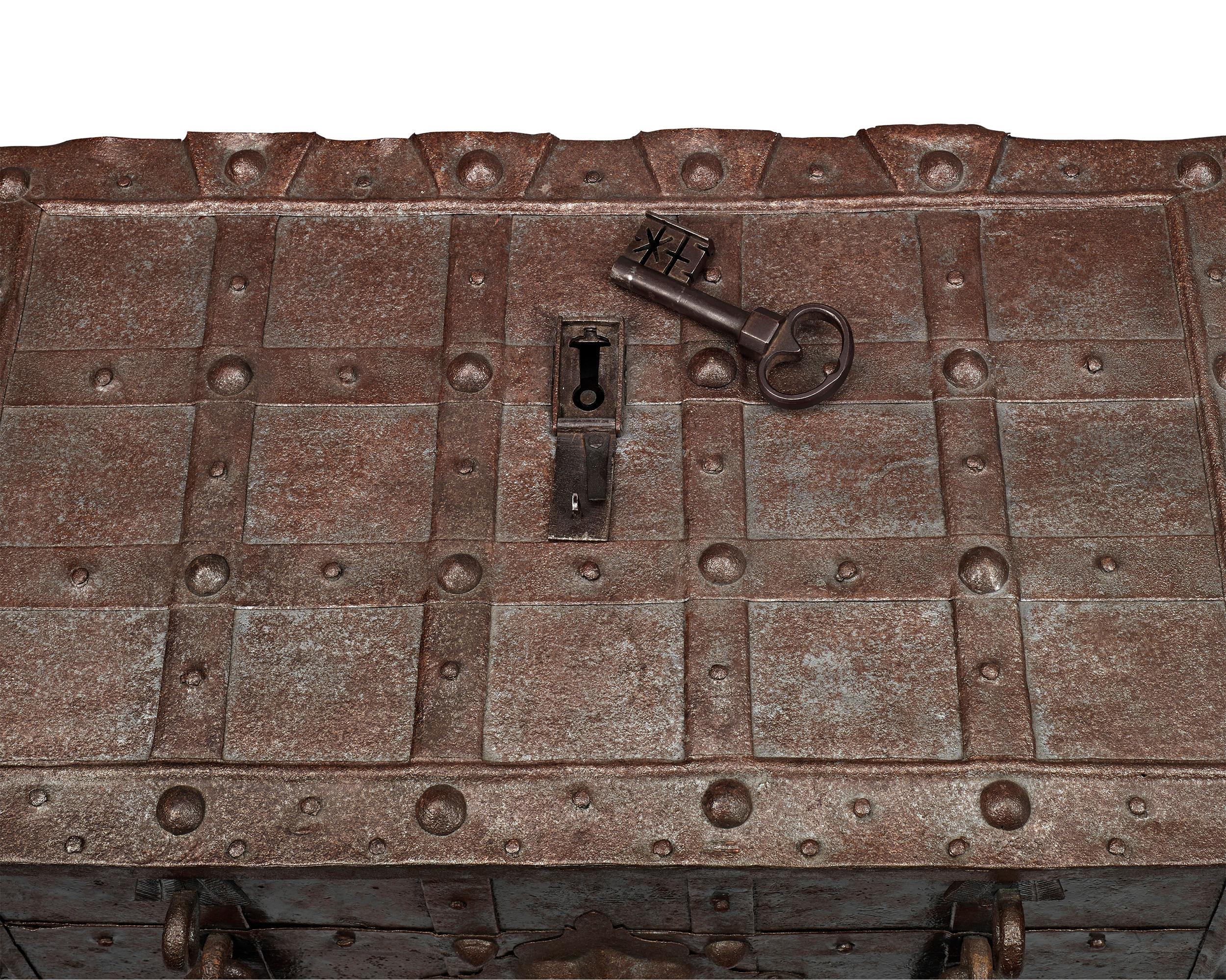 17th Century German Strongbox In Excellent Condition In New Orleans, LA