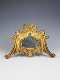 17. Jahrhundert Giltwood geschnitzt venezianischen Wandspiegel
