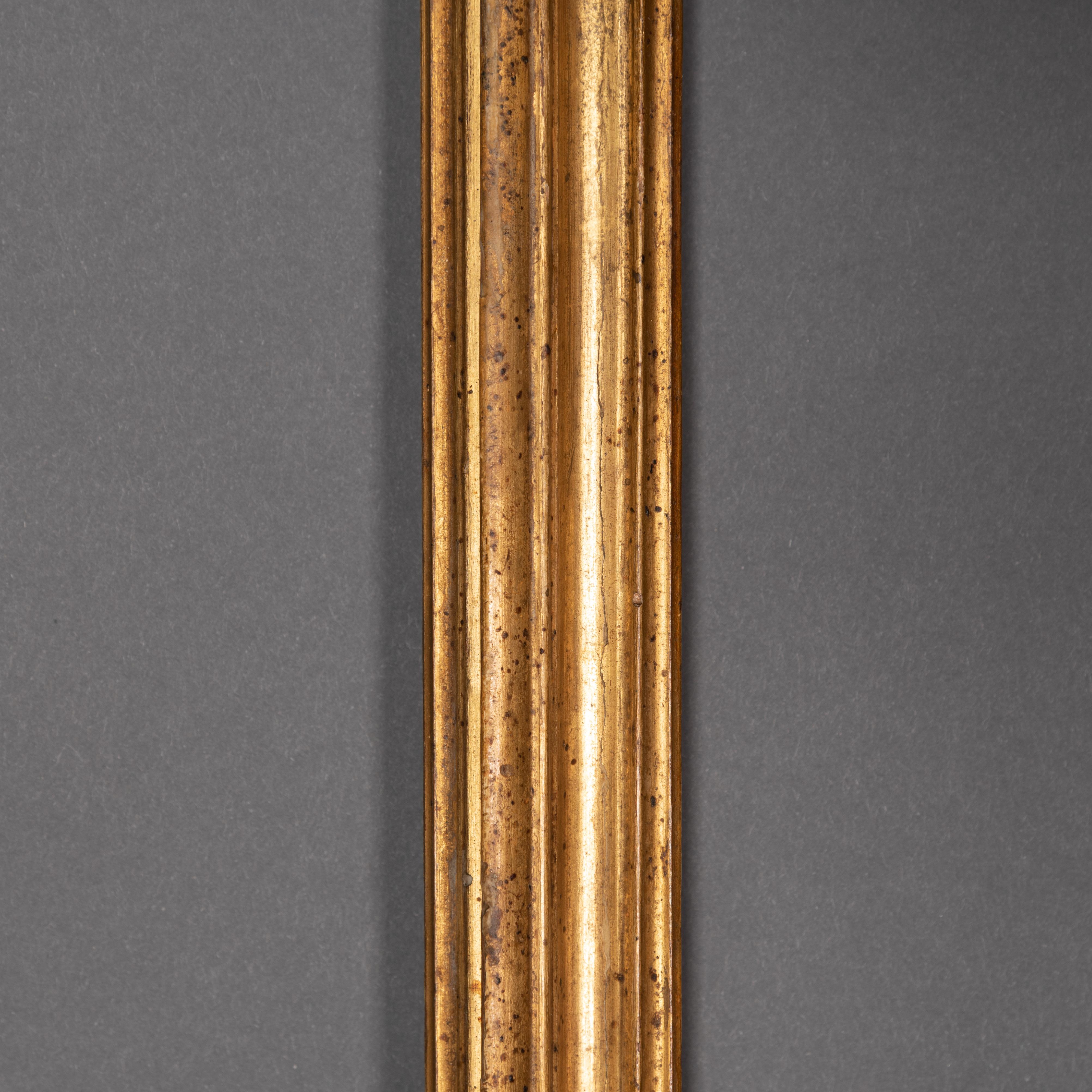 Baroque Cadre Salvator Rosa en bois doré d'époque italienne en vente