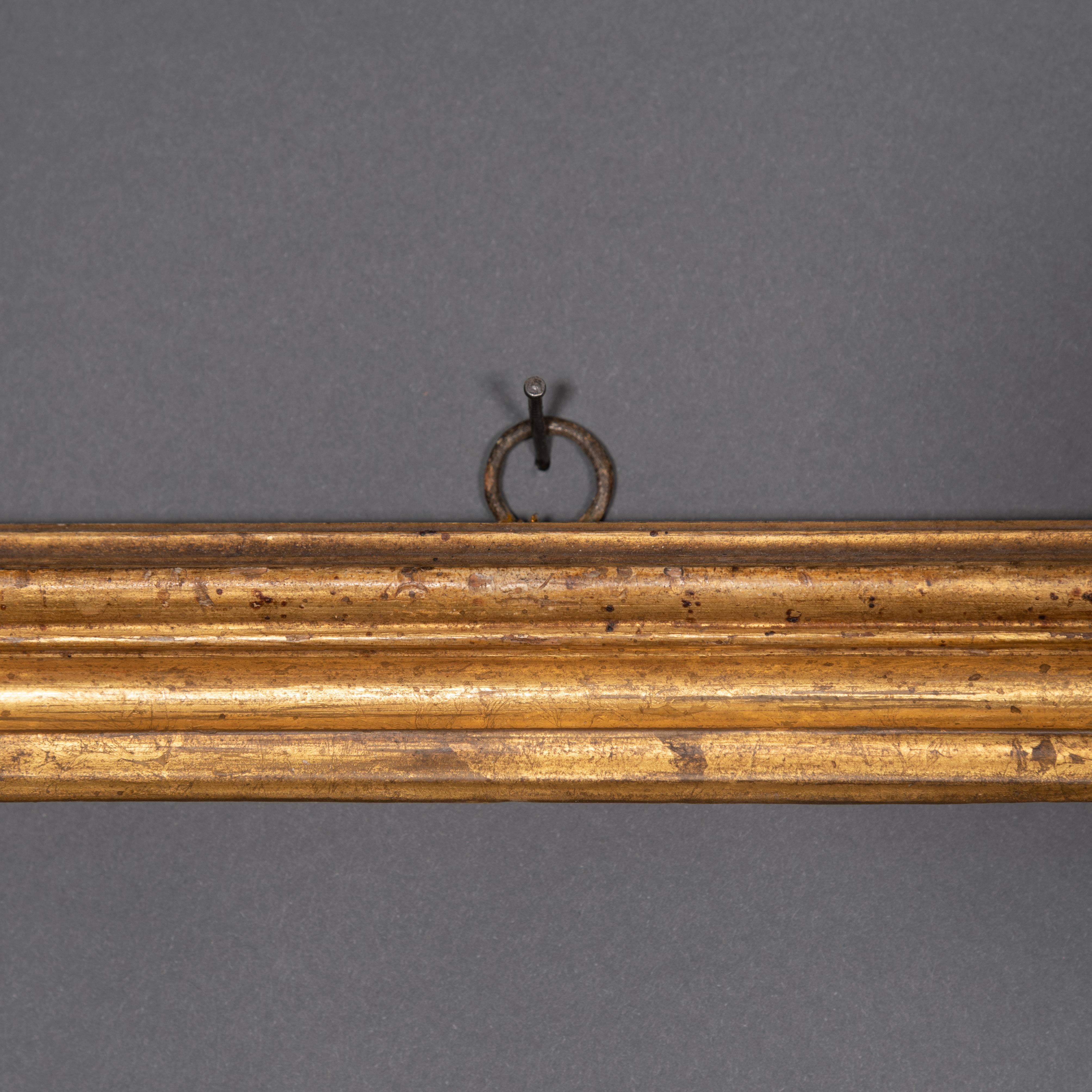 Marco Salvator Rosa italiano de madera dorada de época siglo XVII en venta