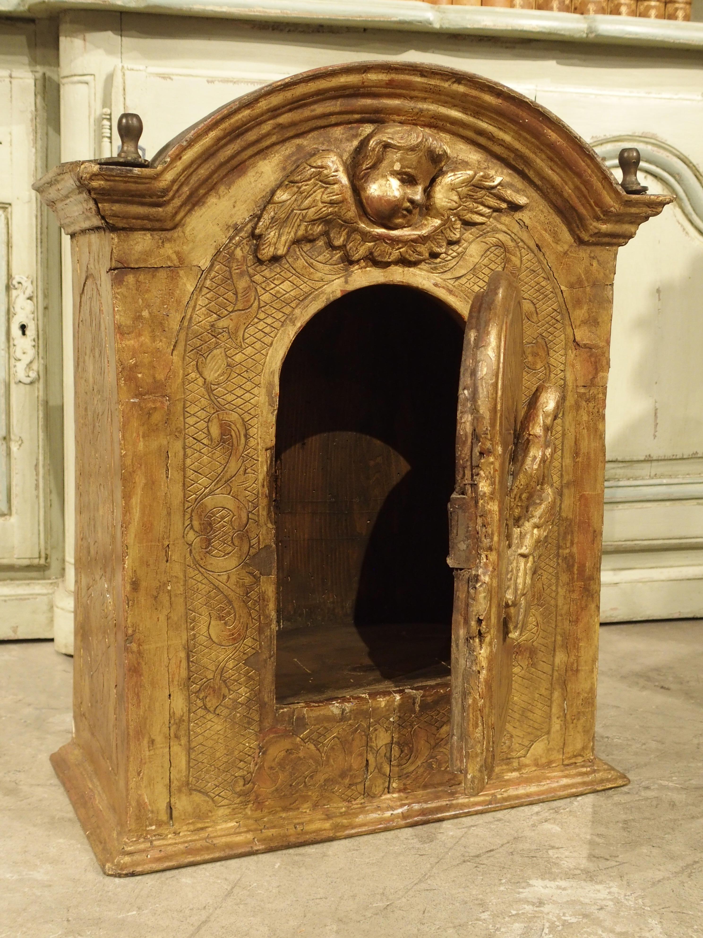 17th Century Giltwood Tabernacle from Italy 7