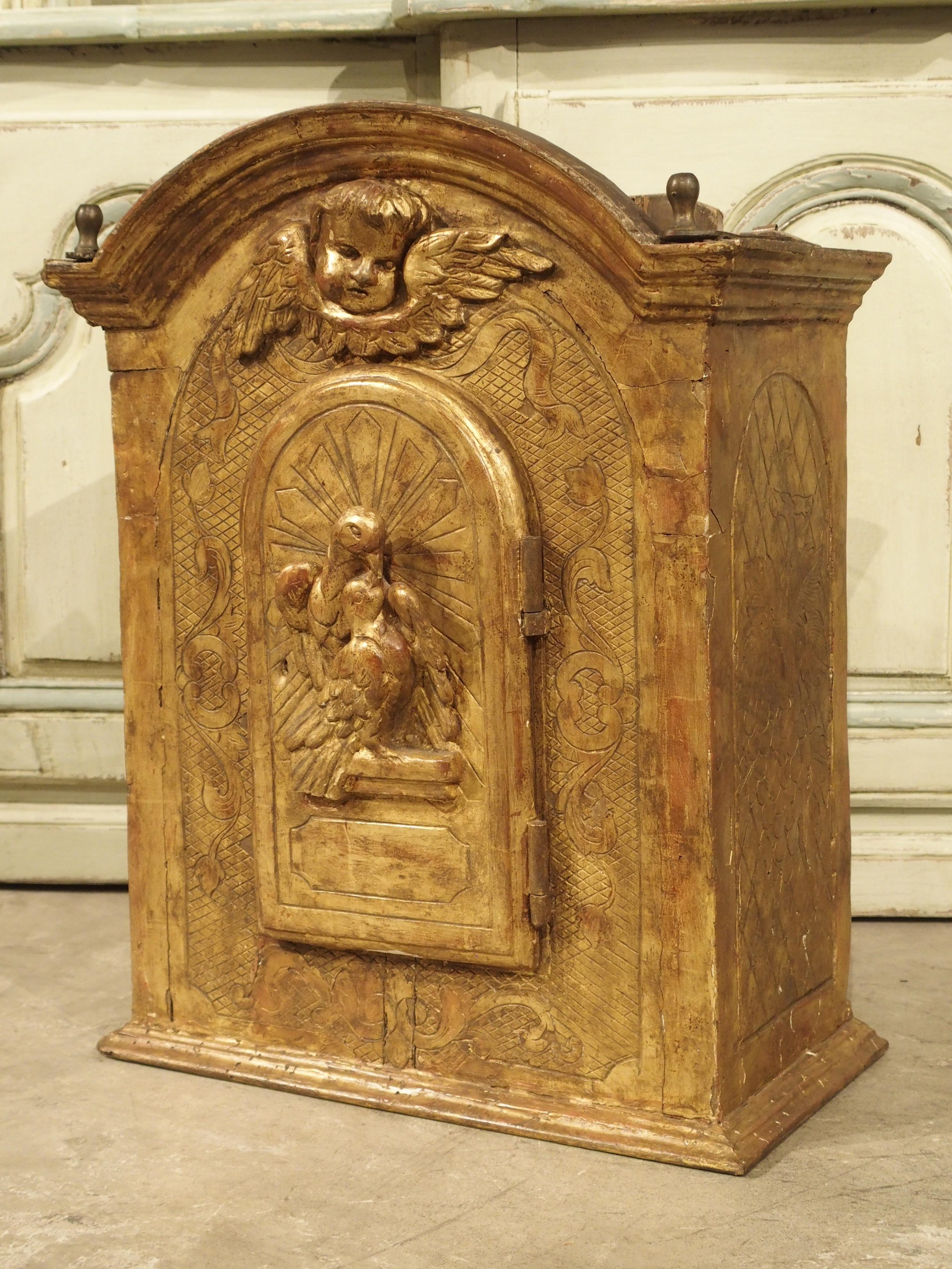 17th Century Giltwood Tabernacle from Italy 8
