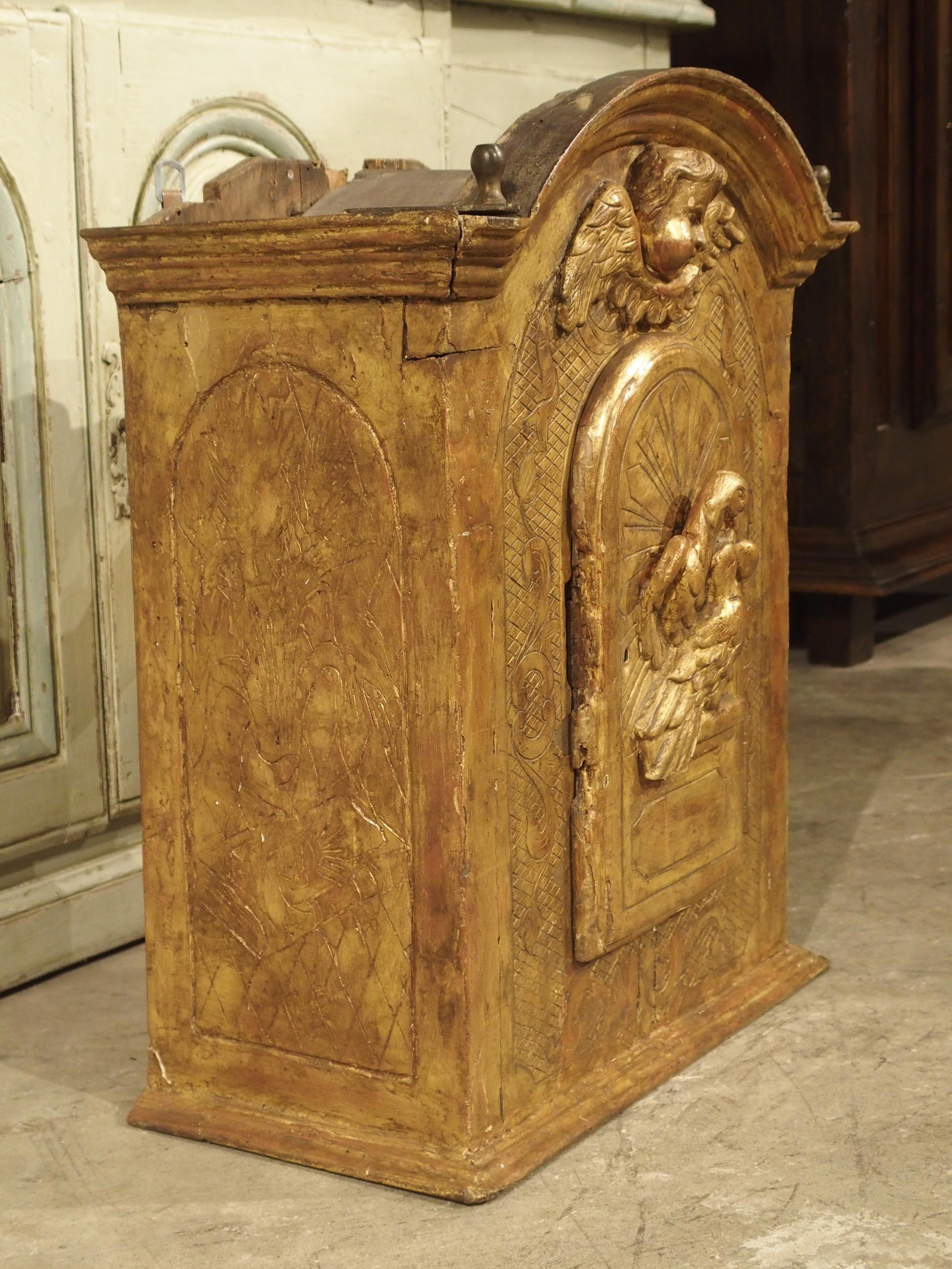 17th Century Giltwood Tabernacle from Italy 1