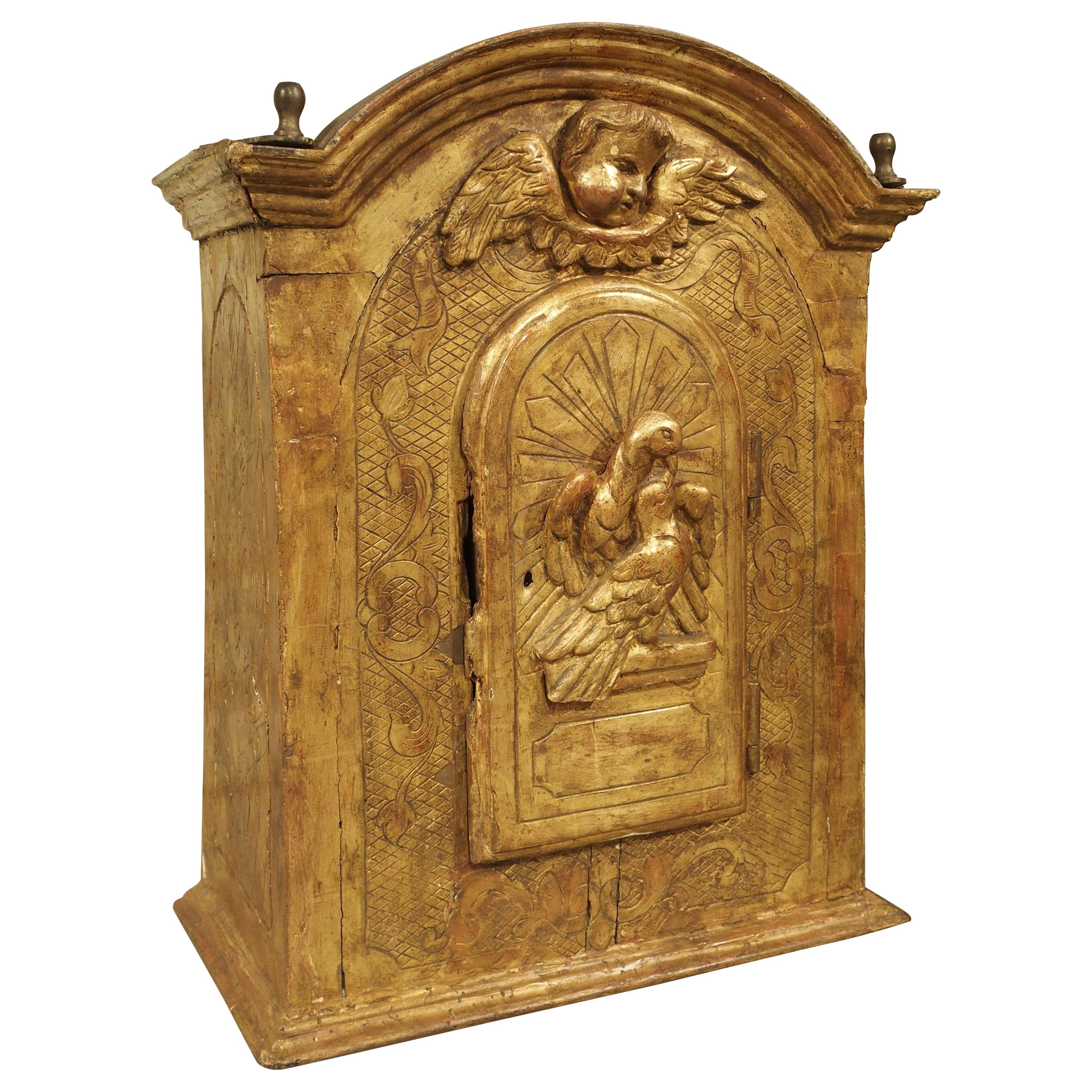 17th Century Giltwood Tabernacle from Italy