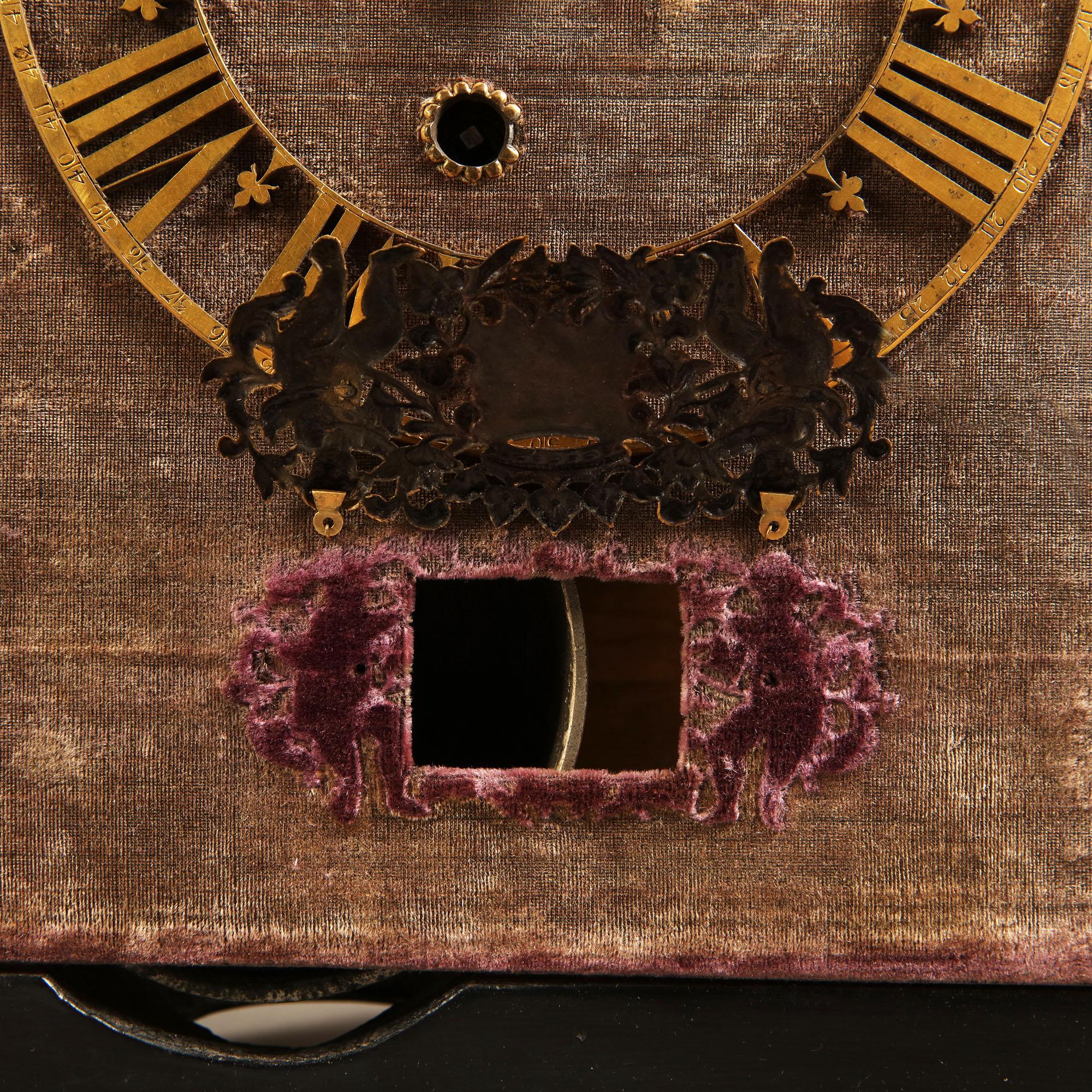 Baroque 17th Century Hague Clock Signed by Pieter Visbagh, circa 1675 For Sale