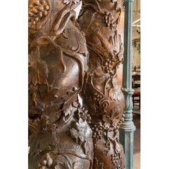 17th Century Hand Carved Oak Beams