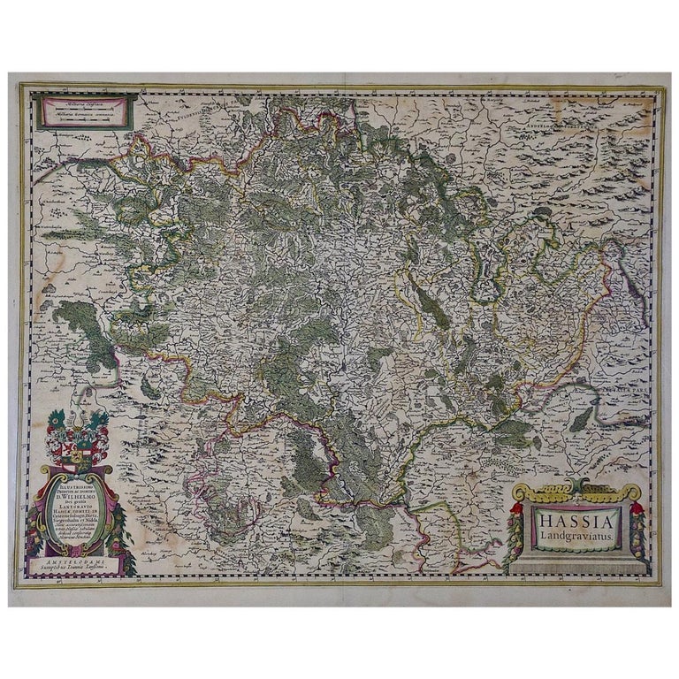 hesse  cassel germany map