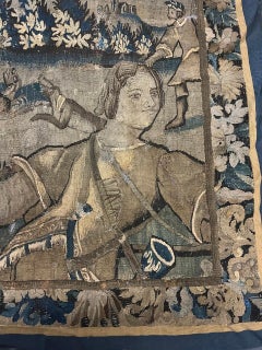 17th Century Hunt Scene Tapestry